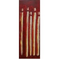 Πίνακας ζωγραφικής 30*60*3 εκ. μορφές 2132