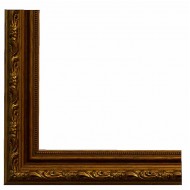 Κορνίζα ξύλινη 3,8 εκ. άνθος καρυδί 38-12