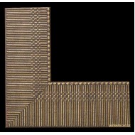 Κορνίζα ξύλινη 9,3 εκ. ινδικό χρυσό 93-15