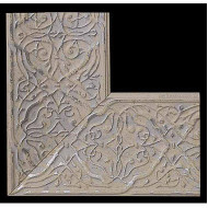 Κορνίζα ξύλινη 10.5 εκ. αραβικό κρεμ 105-17