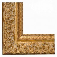 Κορνίζα κλασσική ξύλινη 8 εκ. σκαλιστό χρυσό 80-15