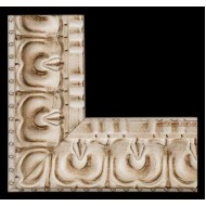 Κορνίζα ξύλινη 8,5 εκ. σκαλιστό κρεμ 85-9