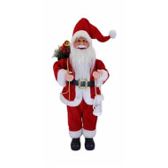 Άγιος Βασίλης 60*20*19 εκ. κόκκινο ύφασμα 0096363