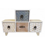 Μπιζουτιέρα ξύλινη 20*30*9 εκ. 4 συρτάρια 21-23