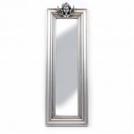 καθρέφτης ξύλινος 50*17 εκ. ασημί άγγελος 763