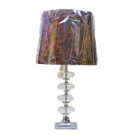 Λάμπα 72*39 εκ. μέταλλο inox κεραμιδί 100-511