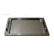 δίσκος σερβιρίσματος 49*31 εκ. μέταλλο inox 338