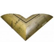 Κορνίζα ξύλινη 8 εκ. ασημί μαύρο λούκι 1492