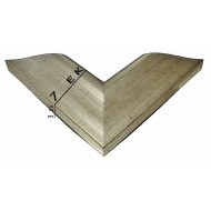 Κορνίζα ξύλινη 7 εκ. ασημί 1302