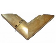 Κορνίζα ξύλινη 6 εκ. ασημόχρυση 1507