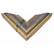 Κορνίζα ξύλινη 7 εκ. μπλε χρυσό 1279