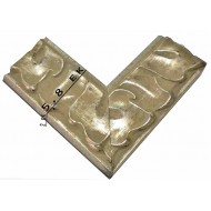 Κορνίζα ξύλινη 5,8 εκ. ασημί σκαλιστή 984