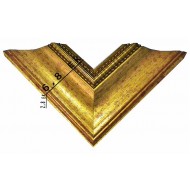 Κορνίζα ξύλινη 6,8 εκ. χρυσό σκάλισμα 1617