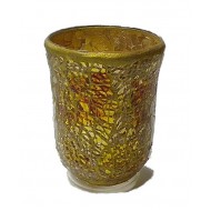 κηροπήγιο 17*13 εκ. ψηφιδωτό γυαλί 10-91