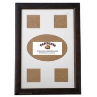 κορνίζα για φωτογραφίες 10*15 εκ. 5*5 εκ. wenge ξύλινη 240-20305