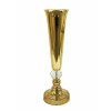 Βάζο μεταλλικό 45*14 εκ. χρυσό με κρύσταλλο 40-094