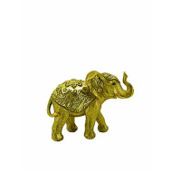 Διακοσμητικός ελέφαντας 12,5*16*7 εκ. χρυσά στολίδια 50-234