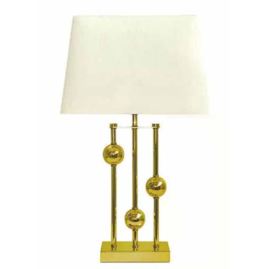 Επιτραπέζιο πορτατίφ 56*33*23 εκ. χρυσό μεταλλικό ,υφασμάτινο λευκό καπέλο 40018