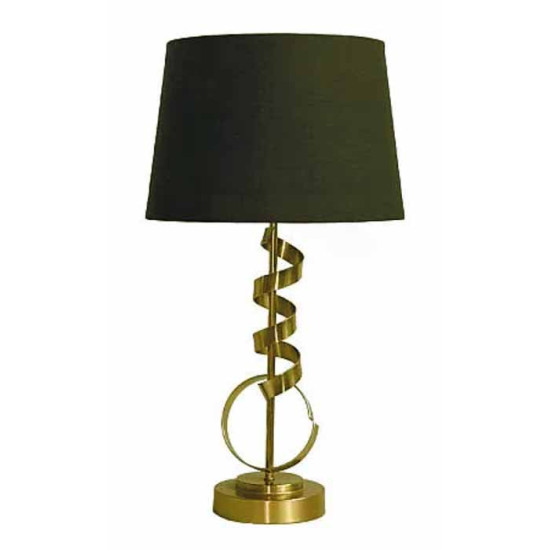 Επιτραπέζιο πορτατίφ 55*30,5 εκ. χρυσό μέταλλο ,υφασμάτινο μαύρο καπέλο 40004