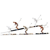 Μεταλλικό διακοσμητικό τοίχου 87*32*4 εκ. σκιέρ 18312