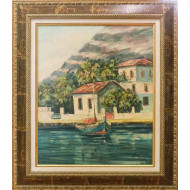 Πίνακας ζωγραφικής 50*60 εκ. ''μικρό λιμάνι'' 45-52