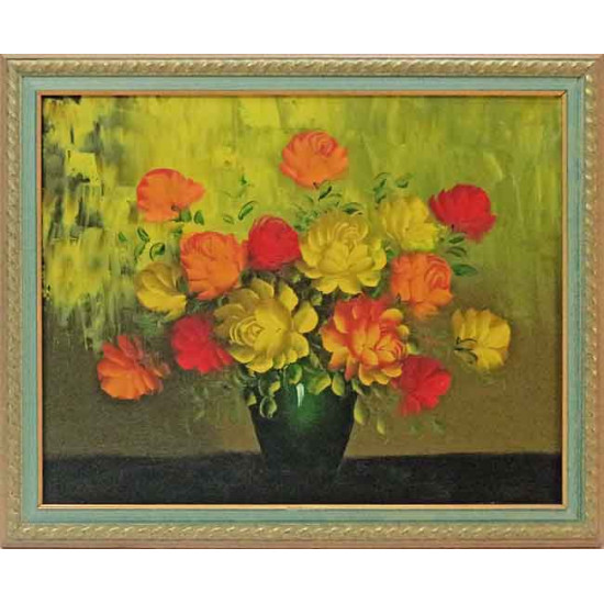 Πίνακας ζωγραφικής 40*50 εκ. ''βάζο με λουλούδια'' 44-22