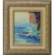 Πίνακας ζωγραφικής 20*25 εκ. Μουρατίδου ''γυναίκα και θάλασσα'' 44-65