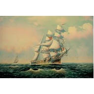 Πίνακας ζωγραφικής 60*90 εκ. τρικυμία  718 