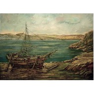 Πίνακας ζωγραφικής 70*100 εκ. καρνάγιο 528