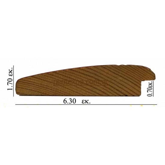 Κορνίζα ξύλινη 6,3 εκ. σκούρο ασημί 367-2