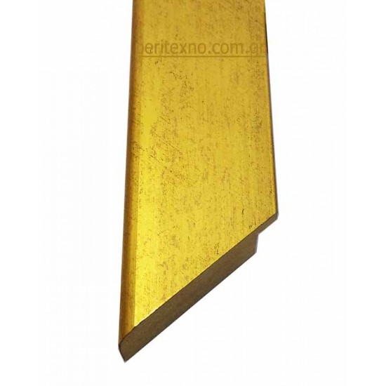 Κορνίζα ξύλινη 5,3 εκ. χρυσή 1149