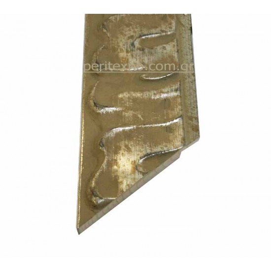 Κορνίζα ξύλινη 5,8 εκ. ασημί σκαλιστή 984