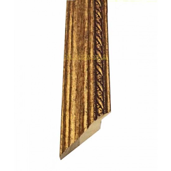 Κορνίζα ξύλινη 3,5 εκ. χρυσή σκαλιστή 862-01