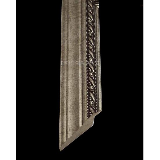 κορνίζα για φωτογραφία 20*25 εκ. ξύλινη ασημί σκάλισμα F862-02-2025