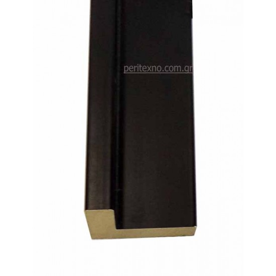 Κορνίζα ξύλινη 1,2 εκ. μαύρη σκοτία 534-040-000