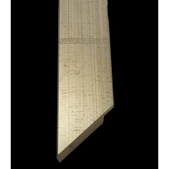 Κορνίζα ξύλινη 4,5 εκ. ασημί πλακέ 1403