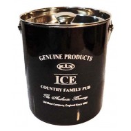 κουβαδάκι πάγου 18*16 εκ. μαύρο μέταλλο 421