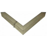 Κορνίζα ξύλινη 2,1 εκ. ασημί 1370