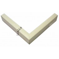 Κορνίζα ξύλινη 2,1 εκ. λευκή 546-71