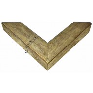 Κορνίζα ξύλινη 4,5 εκ. ασημόχρυση 1440