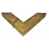 Κορνίζα ξύλινη 4,5 εκ. χρυσή 1441