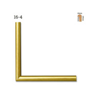 Κορνίζα ξύλινη 1,6 εκ. χρυσή πομπέ 16-4