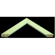 Κορνίζα ξύλινη 3,2 εκ. λευκή πλακέ 1652