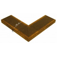 Κορνίζα ξύλινη 7 εκ. πλάκα καφέ μπρονζέ 70-5