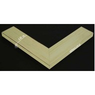 Κορνίζα ξύλινη 4,4 εκ. πλάκα κρεμ 44-14