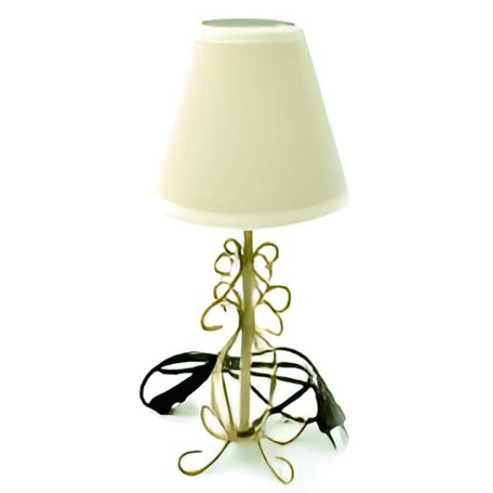 Επιτραπέζιο φωτιστικό 39*10*10 εκ. αντικέ λευκό μεταλλικό 018