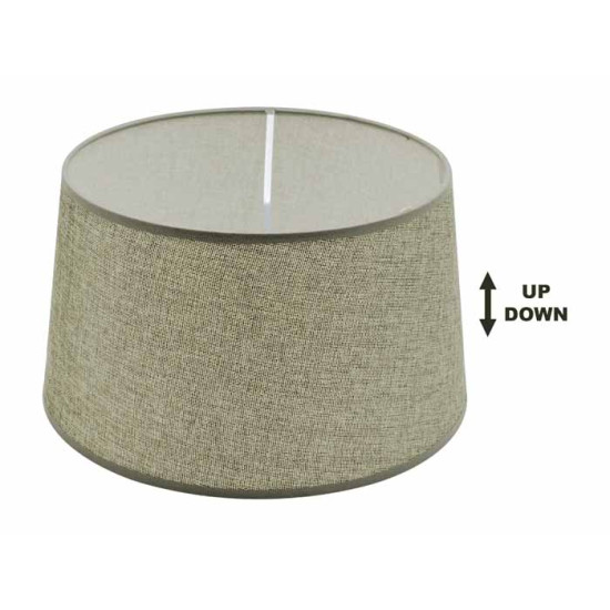 Καπέλο φωτιστικού 39,5*34*26 εκ. γκρι 028-4088