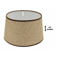 Καπέλο φωτιστικού 39,5*34*26 εκ. καφέ 028-4100