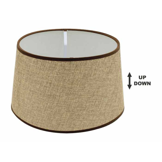 Καπέλο φωτιστικού 39,5*34*26 εκ. καφέ 028-4100