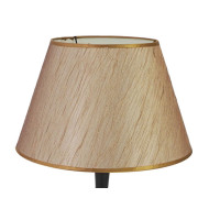 Καπέλο φωτιστικού 35,5*13*24 εκ. μπρονζέ υφασμάτινο 15-003